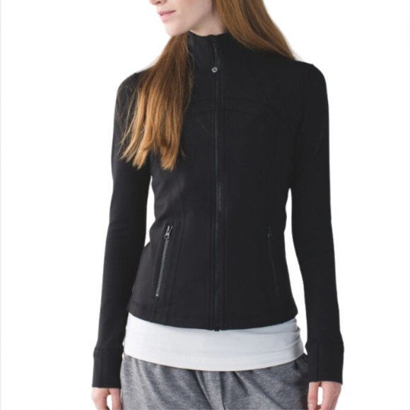 lululemon athletica Jackets & Blazers - Lululemon Athletica Define Jacket black full zip jacket with pockets size 8